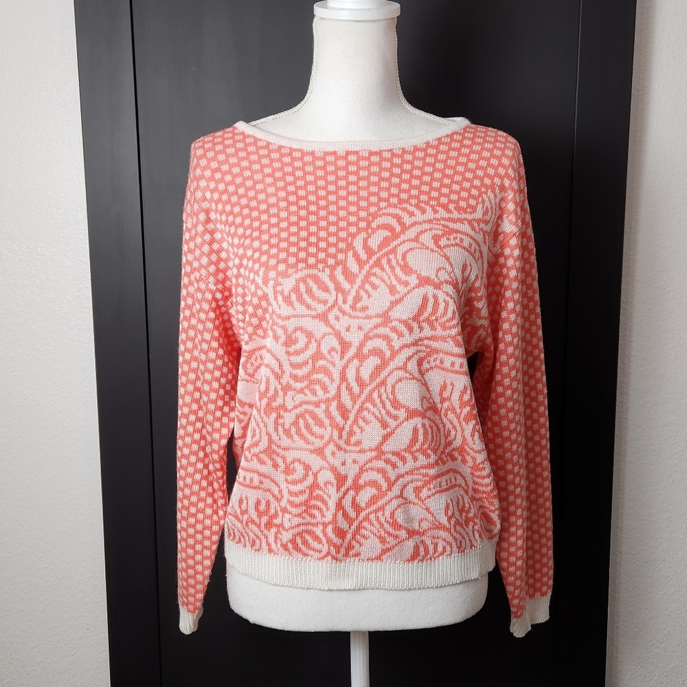 VINTAGE ESCORPION PULLOVER SWEATER MADE IN SPAIN SIZE 40